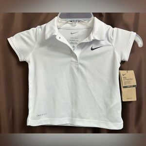 Nike Toddler Dri-FIT Polo in White
NWT